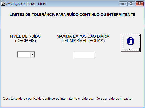 Avaliação de Ruído
